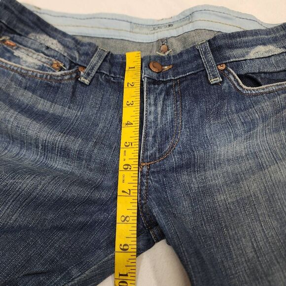 Joe’s Jeans Women’s 31 Bootcut Dark Wash Stretch Denim USA Made Mid Rise - Picture 4 of 9